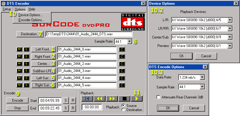 surcode dts encoder free download